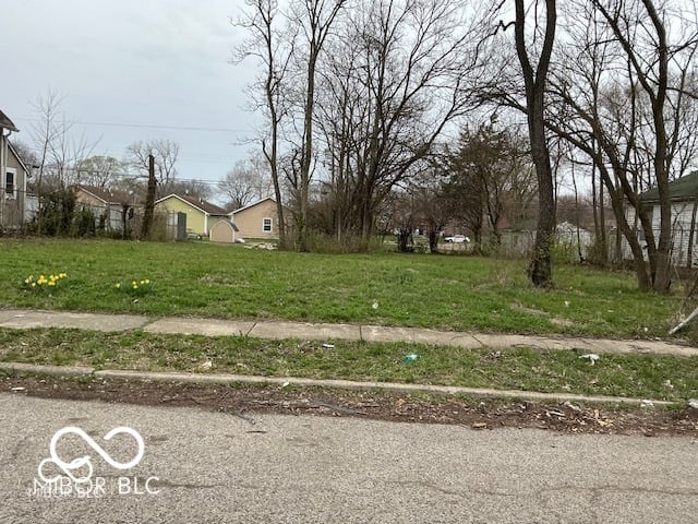 2410 Adams St — vacant residential lot in an Indianapolis neighborhood
